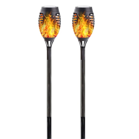 openpig Solar Lights Outdoor, Mini Solar Torch Lights for Garden Decor, Solar Flame Lights Waterproof Solar Powered Outdoor Lights, Solar Torches for Pathway Patio Yard Porch
