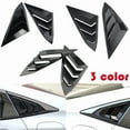 thumbnail image 2 of Side Vent Window Louvers Car Rear Quarter Spoiler Panel Fit For Honda Civic Seden Only 2016 To 2020 ABS Sun Shade, 2 of 7