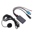 thumbnail image 4 of Módulo de entrada auxiliar soporte WMA WAV Adaptador de cable de entrada auxiliar Estéreo de velocidad completa con micrófono extraíble para reemplazo de modificaciones para ANGGREK Otros, 4 of 8