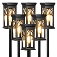 thumbnail image 3 of Solar Lights Outdoor, 6 Pack Solar Powered Waterproof Pathway Lights, IP65 Waterproof, Auto On/Off Outdoor Lights for Garden, Landscape, Path, Yard, Patio, Walkway, 3 of 9