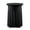 Black, variant on Dserhfy Cocktail Table Cover Spandex Stretch Round Cocktail Tablecloths with Wavy Drapes High Top Bar Table Skirts for Wedding Party Banquet Events