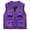 j-65Purple16, variant on MEZZALL Men Outdoor Photography Vest Pocket Workwear Style Casual Hiking Sleeveless Vest Zipper Solid Color Jacket Tops Fishing Golf Photo Outerwear