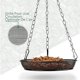 thumbnail image 4 of Wildlife Friend Hanging Bird Feeder - Feeding Bowl Outdoor Bird Feeder - Diameter: 18Cm - Metal Hanging Bird Feeder for Bird Food., 4 of 5