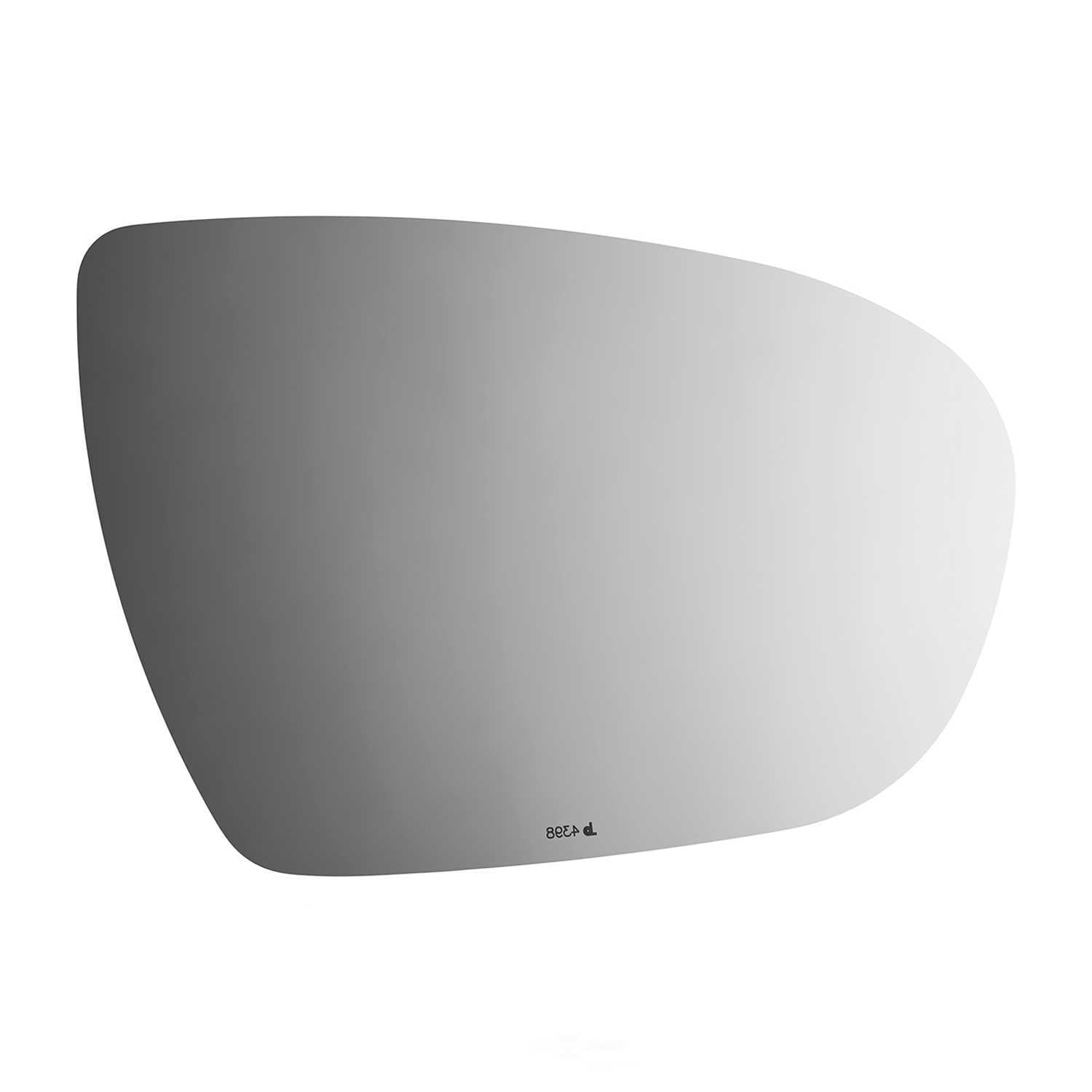 Burco Side View Mirror Replacement Glass - Clear Glass - 4398