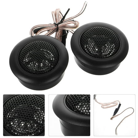 WASHWEPE Tweeters Speakers Car Audio Plastic 1 Pair 2.2In