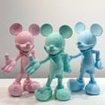 thumbnail image 4 of Disney-figura de Mickey Mouse, figura de acción de postura de bienvenida de resina, modelo de dibujos animados de Anime, estatua, adorno para niños, juguete Gi, 20/29cm, 4 of 4