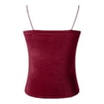 thumbnail image 6 of Ruyang Summer Tops for Women, Ladies Sleeveless Vests Round Scoop Neckline Swing Vest Tops Loose Fit Tanks Casual Tees Spaghetti Strap Camisole, 6 of 8