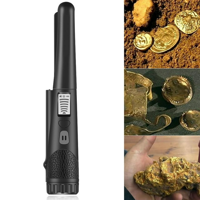 Riwcyla Portable Small Size Handheld Metal Treasure Finder High Precisions Multipurpose Metal with LCD Display Screen for Adults and
