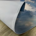 thumbnail image 5 of Ambesonne Nature Place Mats Set of 4, Rain Storm Clouds Sky, Standard Size, Blue White, 5 of 6