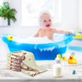 thumbnail image 6 of 3 Pack Unique Space Rocker Baby Muslin Washcloths, Let's Rock Super Soft Absorbent Face Towel Burp Cloths Cotton Bath Wipes Wash Cloth for Newborn Boys Girls, 6 of 7