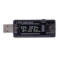 thumbnail image 1 of Monitor de corriente y voltaje Zulema multímetro probador usb 3 en 1 negro, 1 of 7