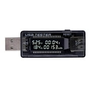 USB Tester, USB Power Meter, 3.7-30V 0-5A Voltage Tester , USB Current 9 IN 1