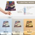 thumbnail image 4 of BZSMCE Table Lamp Creative Artistic Cat with Moon Simple Pattern Night Light, 4 of 8