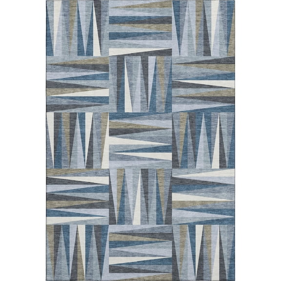Dalyn Rugs Premium Machine Washable Mayfield AMF1012 Denim 3' x 5' Rug