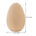thumbnail image 5 of SENSETH 10Pcs Smooth Wood Craft Eggs for Easter Ready to Paint Unfinished Wooden Eggs, 5 of 8