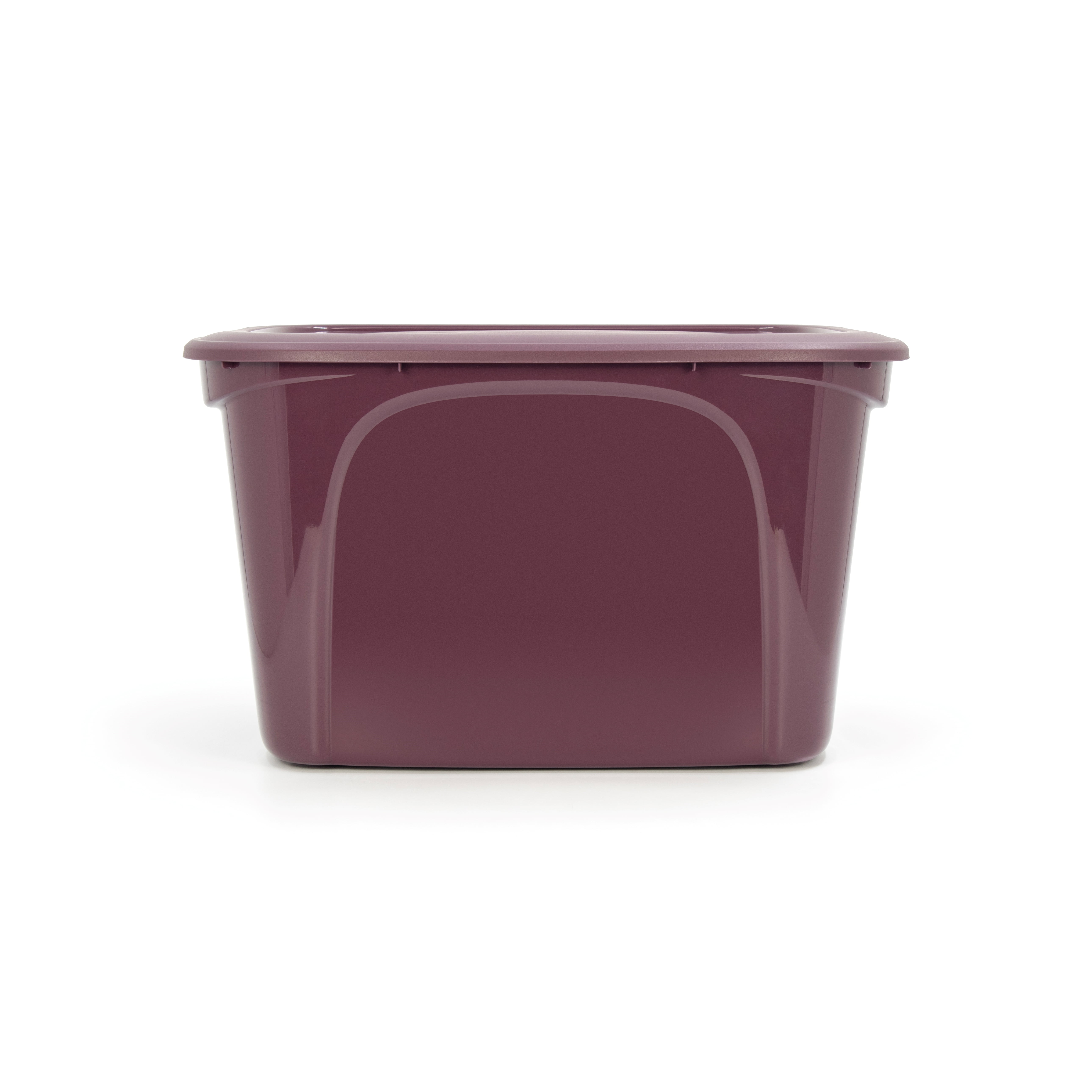Marque Tuffstore Capacité de 63L (16,6 gal), Gamme Utilitaire, Fourre-tout de Rangement en Aubergine Capacité de 63 l (16,6 gal), gamme utilitaire