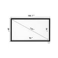 thumbnail image 3 of VEVOR Projector Screen Fixed Frame Big 110" 3D Diagonal 16:9 4K HD Projector Screen with Aluminum Frame Projector Screen Wall Mounted for Home Theater Office Use, 3 of 10