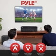 thumbnail image 6 of Pyle 5.2 Channel Hi-Fi Home Theater Receiver - 1000W MAX Wireless BT Surround Sound Stereo Amplifier System with 4k Ultra HD Support, MP3/USB/DAC, Ideal for Immersive Home Audio Experience - PT865BT, 6 of 7