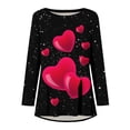 thumbnail image 4 of Qertyioot Cadeau de la Saint-Valentin! Blouse Décontractée à Manches Longues et Col Rond pour Femmes, Imprimé St. Patrick, 4 of 5