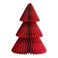 thumbnail image 2 of Adorno Navideño de Papel para árbol de Navidad, Decoración de Mesa Navideña, Adorno Coleccionable Moderno de con Forma de Panal para Las Fies Rojo 20 cm, 2 of 8