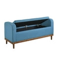 thumbnail image 4 of 50" Mid-Century Modern Storage Bench​ – Timeless Design Meets Hidden Functionality, 4 of 5