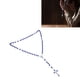 thumbnail image 4 of Rosario Católico, Colgante De Crucifijo Hermoso Collar De Rosario Ligero Azul Para Orar, 4 of 7