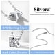 thumbnail image 5 of Collar Inicial de Plata Esterlina Silvora con Circonita Cúbica Letra G, 5 of 8