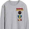 thumbnail image 3 of Marvel Deadpool & Wolverine - Logo And Icons - Men's Long Sleeve Graphic T-Shirt, 3 of 5