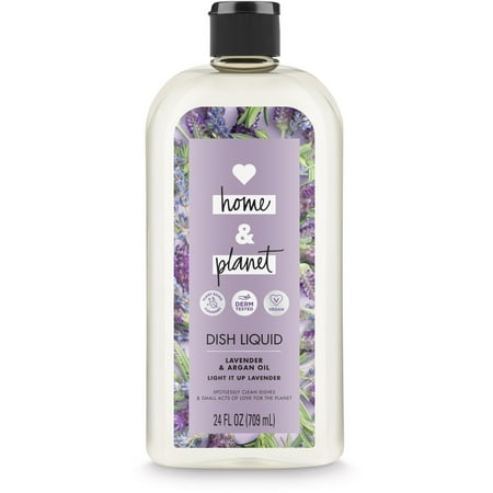 Love Home and Planet Dish Soap Lavender & Argan Oil 24 oz