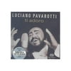This is a hybrid Super Audio CD playable on both regular and Super Audio CD players. It seems that the reports of Luciano Pavarotti's professional demise were premature. To the contrary, TI ADORO, his first solo studio album in 15 years, emphatically proclaims that the old master has quite a bit of life left in him. The legendary tenor dusts off the cobwebs and works through a program of new songs, many written specifically for him, with verve, panache, and a palpable feeling of joy. He's in excellent voice throughout, with his customary golden tone and ringing notes securely in place. Right from the start, in the soaring opening track "Il Canto," he puts his would-be successors on notice that he's still the king of tenors and not about to relinquish his throne. Kudos to Michele Centonze for providing the singer with lush, romantic ballads such as "Domani Verra," "Stella," and "Tu E Il Tuo Mare" that are ideally suited to the maestro's majestic voice and affirm his status as the foremost exponent of classic Italianate vocal style. The album closes with Pavarotti's bravura rendition of Lucio Dalla's grandly dramatic "Caruso" that features the searing fretwork of another legend, guitarist Jeff Beck. It's a fitting exclamation point by an artist who still sets the standard by which all others are measured.