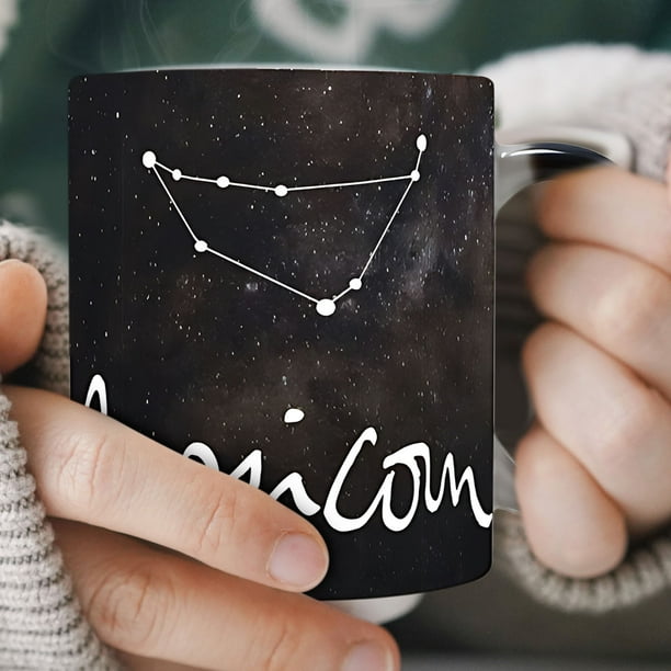 Taza de cerámica con doce constelaciones que cambia de color, taza para café y té, vidrio de constelación