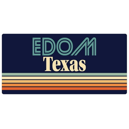 

Edom Texas 5 x 2.5-Inch Fridge Magnet Retro Design