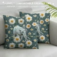 thumbnail image 3 of Pratyus Elephant Square Pillow Cover Case Short Plush Sofa Bed Cushion Outdoor Decoration 1PC 22x22in, 3 of 5