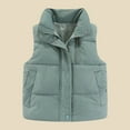 thumbnail image 2 of Kogui Toddler Puffer Vest Kid's Unisex Quilted Softshell Lightweight Windproof Equestrian Riding Vest 4T 5T (Green,4-5 Years), 2 of 9