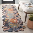 thumbnail image 2 of SAFAVIEH Jardin Rose Floral Runner Rug, Navy/Turquoise, 2'3" x 8', 2 of 10