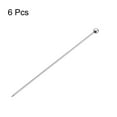 thumbnail image 3 of Unique Bargains 6' Metal Cocktail Toothpicks Round Bead Drink Picks Cocktail Skewers 6Pack, 3 of 7
