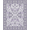 Purple, Pattern 3, variant on ODIKA 8'x10' Washable Area Rug Medallion With Scrolling Wisteria Border Vintage Floral Oriental Playful for King Size Bedroom Under Bed, Master Suite, Non-Shedding, Easy Care