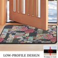 thumbnail image 3 of Pioneer Flower Floral Print Pattern Door Rugs,Washable Non Slip Door Mats Indoor,Decorative Door Mats,Entry Mat Indoor for Entrance,Bedroom,Kitchen,Bathroom,30"x17", 3 of 6