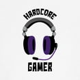 thumbnail image 3 of CafePress - Hardcore Gamer T Shirt - 100% Cotton Ringed T-Shirt, 3 of 4
