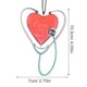 thumbnail image 2 of unbranded Colgante Acrílico Corazón Con Estetoscopio Navideña Para Árbol En, 2 of 6
