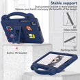thumbnail image 5 of Cowithday Kids Case for Samsung Galaxy Tab A7 Lite 8.7 inch 2021 SM-T220/ T225/ T227U, EVA Dropproof Handle Kids Friendly Rugged Lightweight Child Cover for Samsung A7 Lite 8.7" Tablet, Navy Blue, 5 of 7