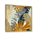 thumbnail image 3 of Designart 'Abstract Tropical Summer Banana Leaves and Palm Tree' Modern Framed Canvas Wall Art Print, 3 of 5