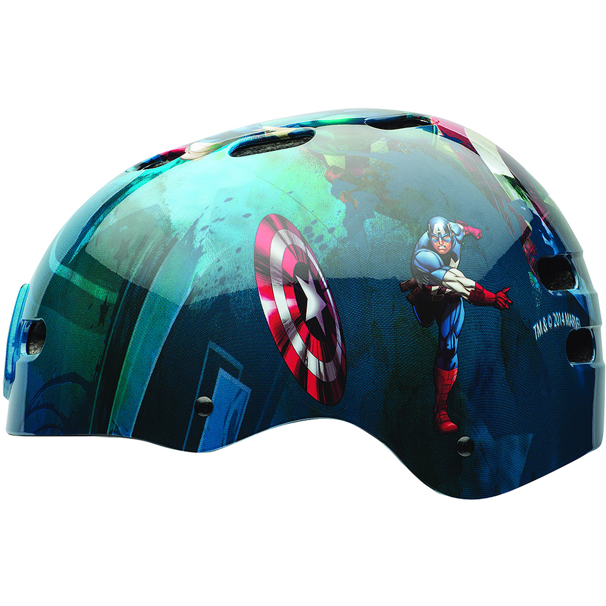 captain america kids helmet