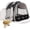 Black, variant on Hamster Backpack Carrier, Bearded Dragon Carrier Backpack with Clear Bubble Window,Small Animal Travel Backpack for Sugar Glider Hedgehog Rat Parrot, Airline Approved (Blue, Backpack)