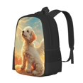 thumbnail image 6 of Sigee Sunshine Golden Cloud Dog for Simple large capacity backpack Travel Laptop Backpack, Business for Travel and Daily Use, 6 of 9