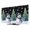White Green Black, variant on Tan Trees Forest Elastic Indoor TV Cover 24" Dust Protector, Stretch Fabric Flat Screen TV Covers, Mountain Woods Natural Scenery Universal Washable Anti-scratch Cover for Curved LCD LED OLED TVs