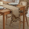 thumbnail image 2 of Table Runner Dresser Scarves 72 Inch Long, Sexy Leopard High Heel Shoe Linen Dining Table Runners Retro Wildlife Animal Skin Tabletop Scarf for Wedding Holiday Party Kitchen, 2 of 7