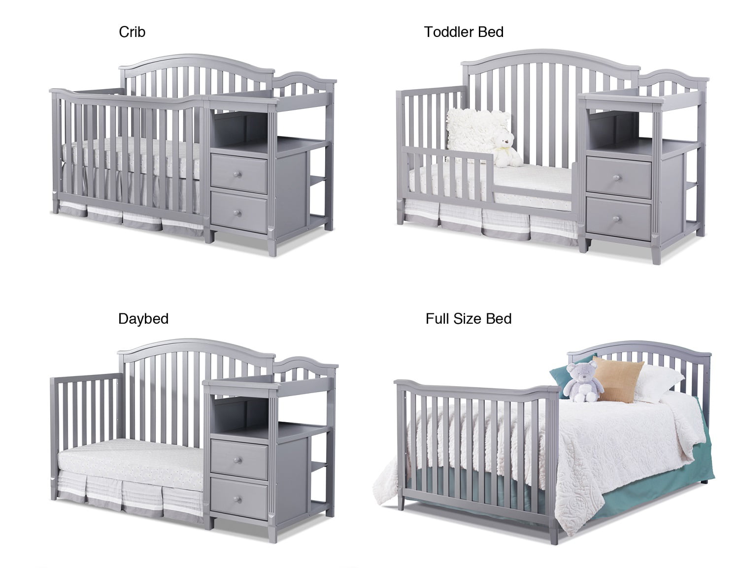 sorelle baby crib conversion kit