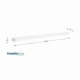thumbnail image 5 of 24 Inch Replacement Towel Bar Durable Spring Loaded Adjustable Ends Easy Install, 5 of 5