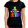 thumbnail image 2 of Be You Shirt LGBTQ Pride Rainbow Flag Lesbian Gay Pride Ally Womens T Shirts, 2 of 8
